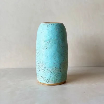 D:Ceramics Blue Speckled Vase | West Elm