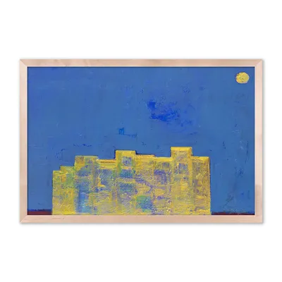 "Golden City" Framed Wall Art by Clifton Hayes | West Elm