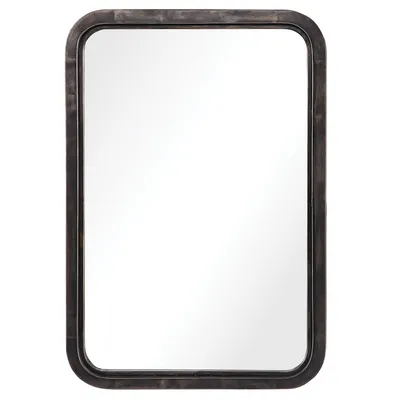 Industrial Steel Mirror - 22.5"W x 32.5"H | West Elm
