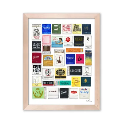 Williamsburg Framed Matchbook Print by My Father's Daughter | West Elm
