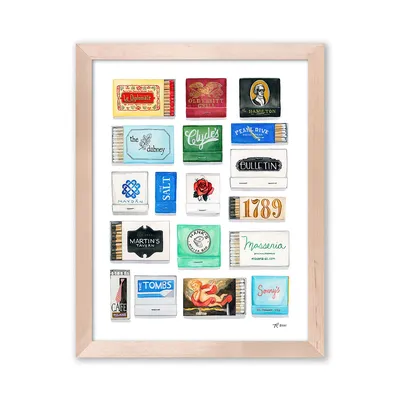 DC Framed Matchbook Print by My Father's Daughter | West Elm