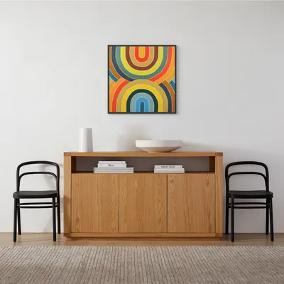 Overlapping Arcs Framed Wall Art by Erica Hauser | West Elm