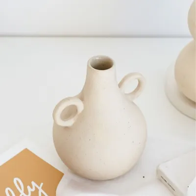 Osmos Studio Ceramic Belly Harappan Vase | West Elm