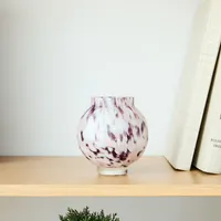 Mari Glass Vases - Blush Spots | West Elm