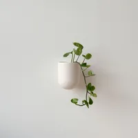Misewell Ceramic Wall & Tabletop Planter - White | West Elm