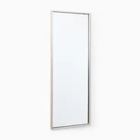 Metal Framed Long Rectangle Wall Mirror - 52"W x 20"H | West Elm