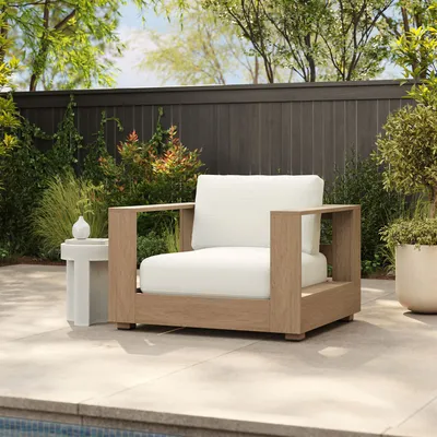 Telluride Outdoor Lounge Chair | West Elm