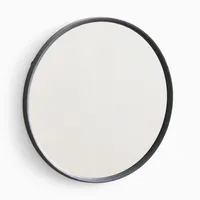 Grace Textured Metal Wall Mirror - 30" | West Elm