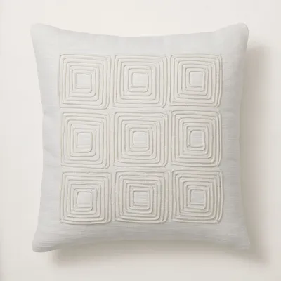 Corded Grid Pillow Cover | West Elm