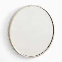 Metal Framed Round Wall Mirror - 24" | West Elm
