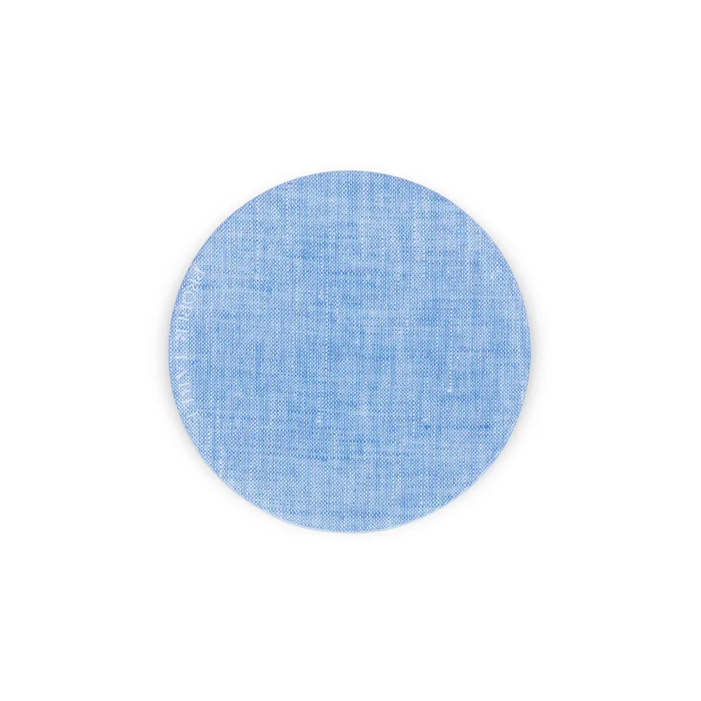 Proper Table Campbell Chambray Coaster (Set of 4) - Blue | West Elm