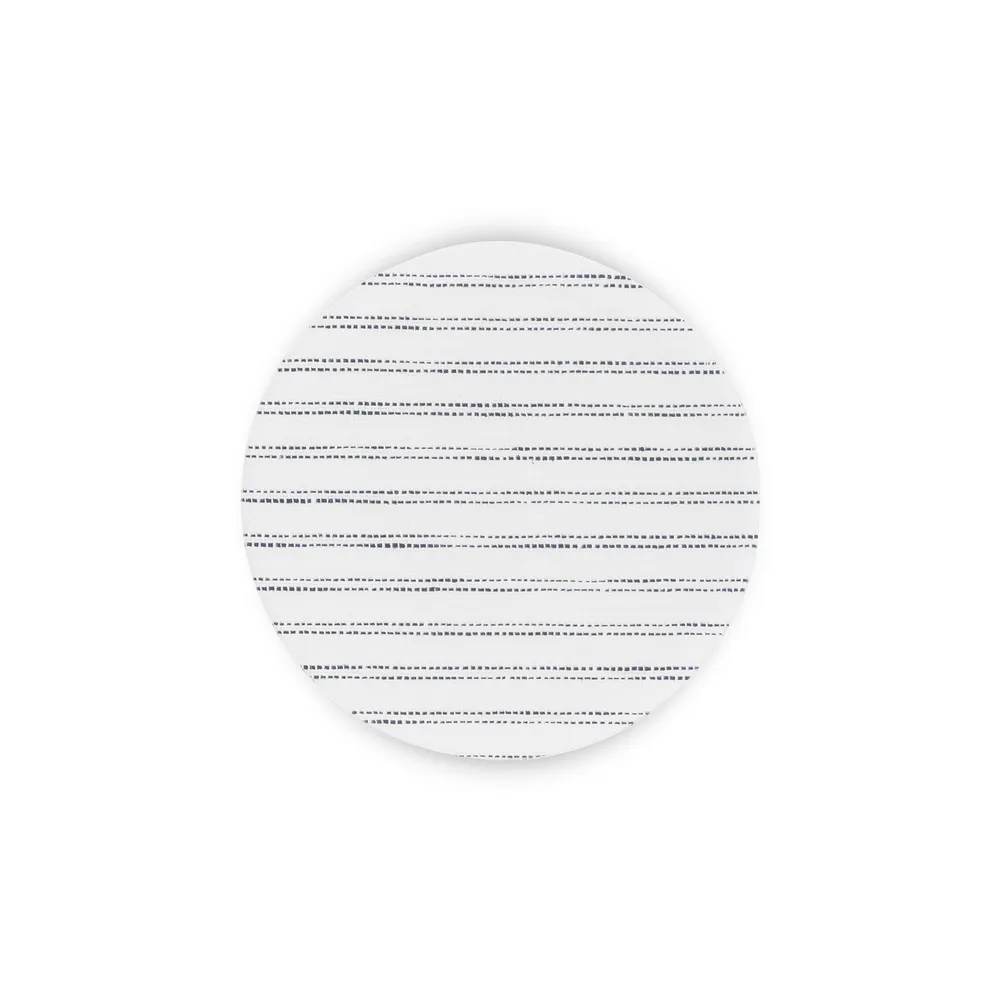 Proper Table Eliot Ticking Stripe Coaster (Set of 4) | West Elm