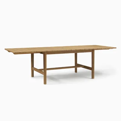 Hargrove Outdoor Expandable Dining Table (76.5"–106") | West Elm