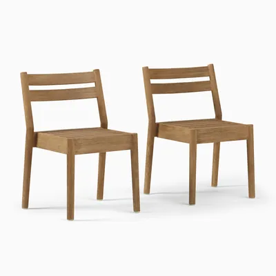 Hargrove Outdoor Stacking Dining Chair (Set of 2) | West Elm
