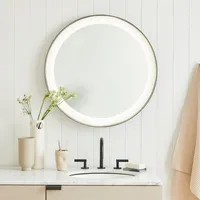 Curved Light Up Vanity Mirror - 28" | West Elm