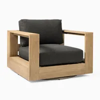Telluride Outdoor Swivel Chair | West Elm