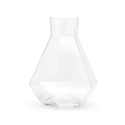 Puik Designs Faceted Glass Carafe | West Elm