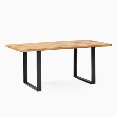 Tompkins Industrial Dining Table - Natural | West Elm