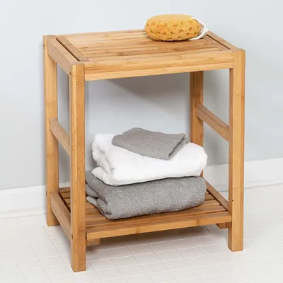 Bamboo Spa Bench | West Elm