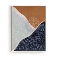 Sunset Over The Mountains Framed Wall Art by Minted for West Elm |