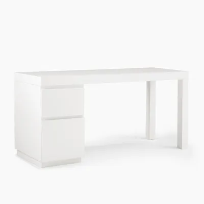Parsons File Cabinet Desk Set (62") | West Elm
