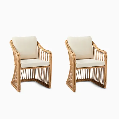 Tulum Indoor/Outdoor Dining Chair (Set of 2) | West Elm