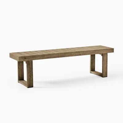 Portside Outdoor Dining Bench | West Elm