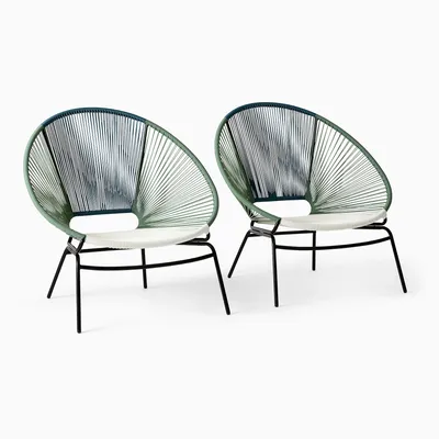 Mykonos Outdoor Lounge Chair (Set of 2) | West Elm