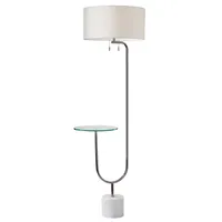 Marble Deco Shelf Floor Lamp | West Elm