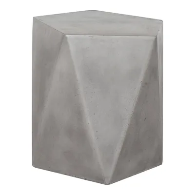 Faceted Outdoor Side Table (18") | West Elm