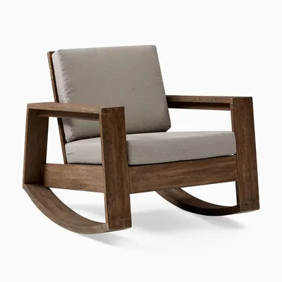 Portside Outdoor Rocking Chair Replacement Cushions | West Elm