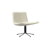 Slope Leather Swivel Chair | West Elm