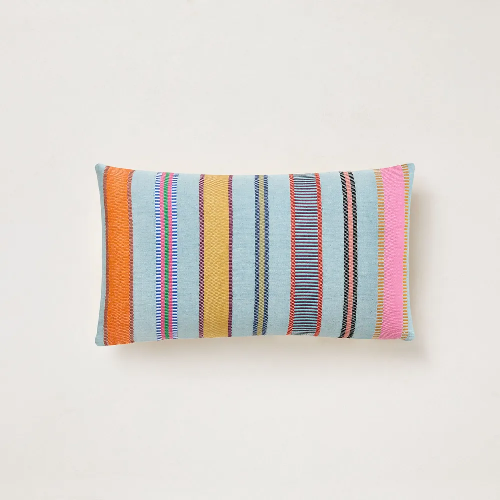 Pop Stripe Pillow Cover | West Elm
