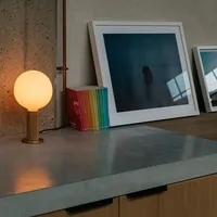 Tala Knuckle Table Lamp w/Sphere IV Bulb | Modern Light Fixtures West Elm