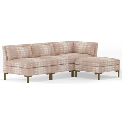 Modern Thin Legs 3 Piece Sectional | Sofa With Chaise West Elm