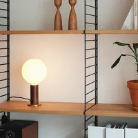 Tala Knuckle Table Lamp w/Sphere IV Bulb | Modern Light Fixtures West Elm