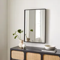 Deep Frame Metal Rectangle Wall Mirror - 24"W x 36"H | West Elm