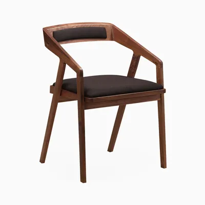 Angled Frame Dining Arm Chair | West Elm