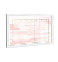 Watercolor Blush Calendar Dry Erase Board | West Elm