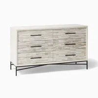 Wood Tiled 6-Drawer Dresser (54") | West Elm