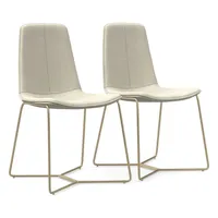 Slope Leather Dining Chair (Set of 2) | West Elm