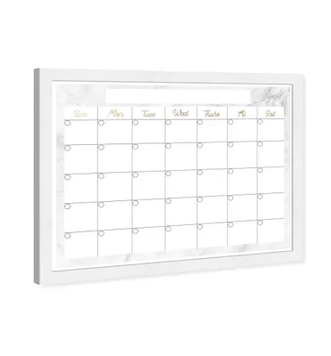 Marble Calendar Dry Erase Board | West Elm