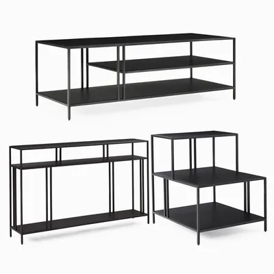 Profile Coffee Table, Console & Side Table Set | Modern Living Room Furniture | West Elm