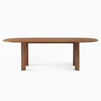 Anton Solid Wood Oval Dining Table (78
