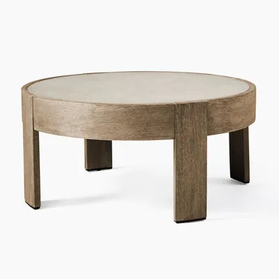 Portside Outdoor Round Coffee Table (34") | West Elm