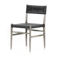 Woven Back Indoor/Outdoor Dining Chair (Set of 2) | West Elm
