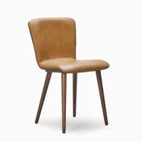 Boulder Leather Dining Chair (Set of 2) | West Elm