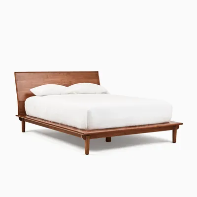 Keira Solid Wood Bed | West Elm