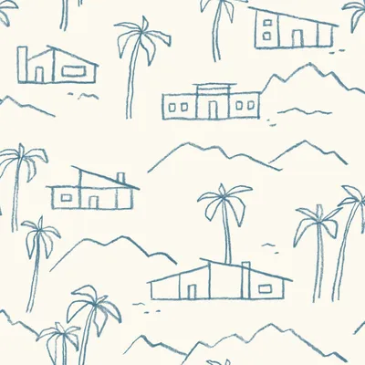 Palm Springs Removable Wallpaper | West Elm