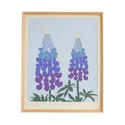 Molly M Framed Wall Print - Lupin | West Elm